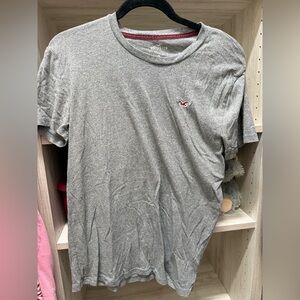 Hollister Men's Heather Gray Short Sleeve Tee